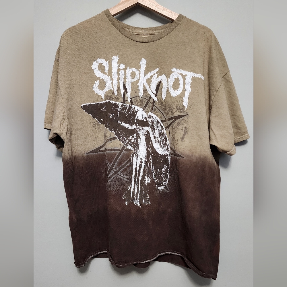 Slipknot Graphic Tee in Brown and Tan Size XL